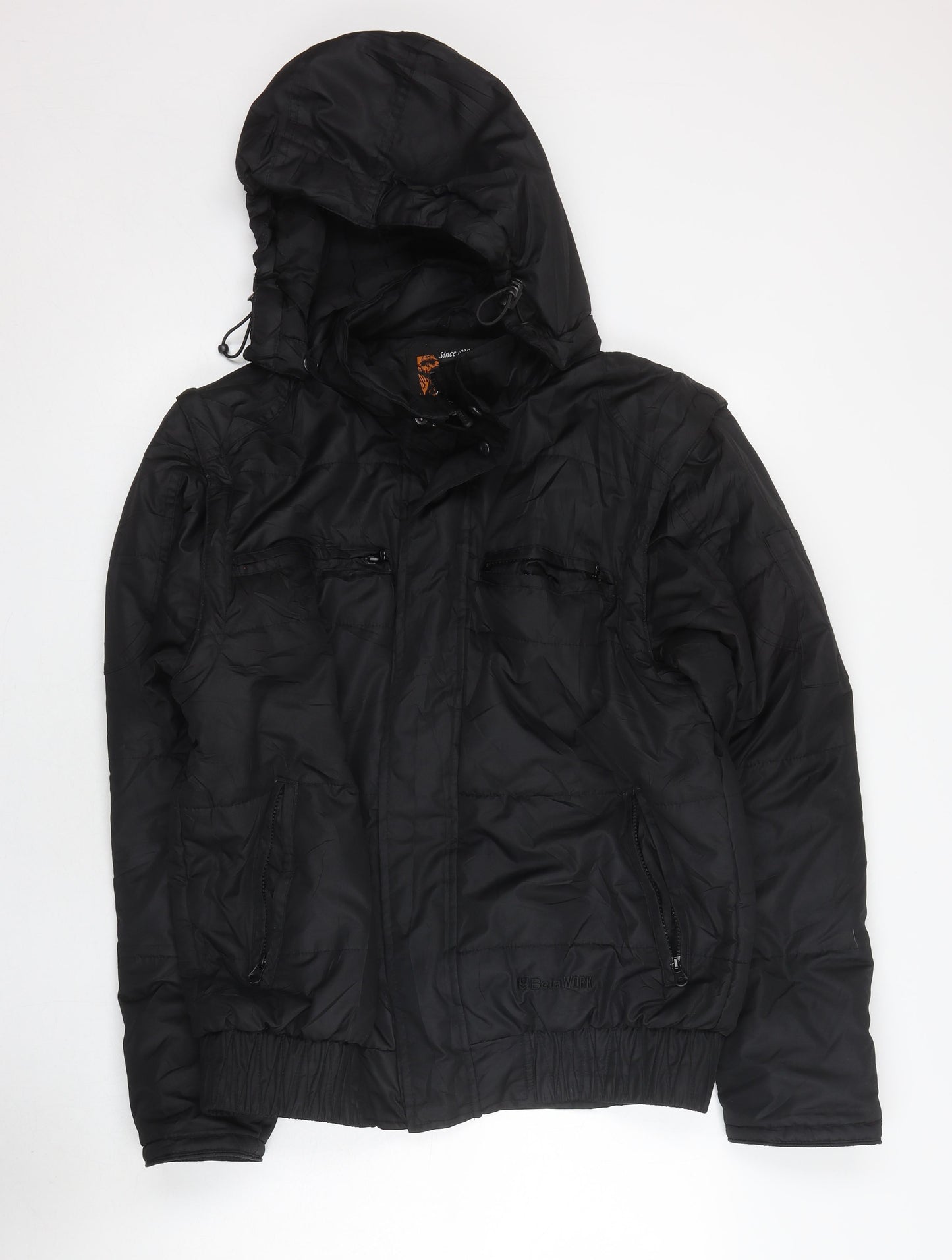 Mens UK Size M BetaWorx Black Puffer Jacket