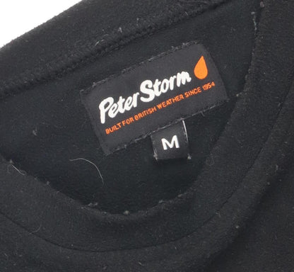 Mens UK Size M Peter Storm Black Pullover Sweatshirt