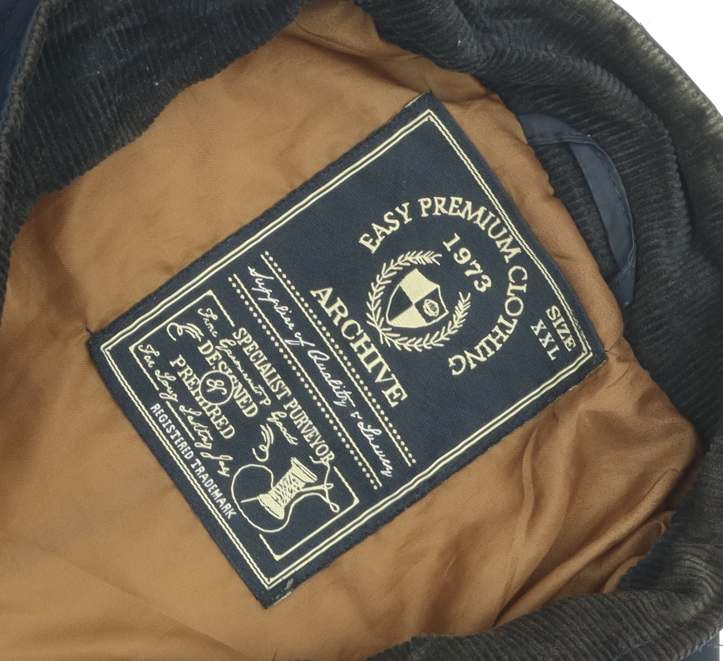 Matalan Unisex Blue Quilted Jacket XL Full Zip Casual