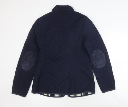 Womens UK Size 12 NEXT Blue Quilted Coat