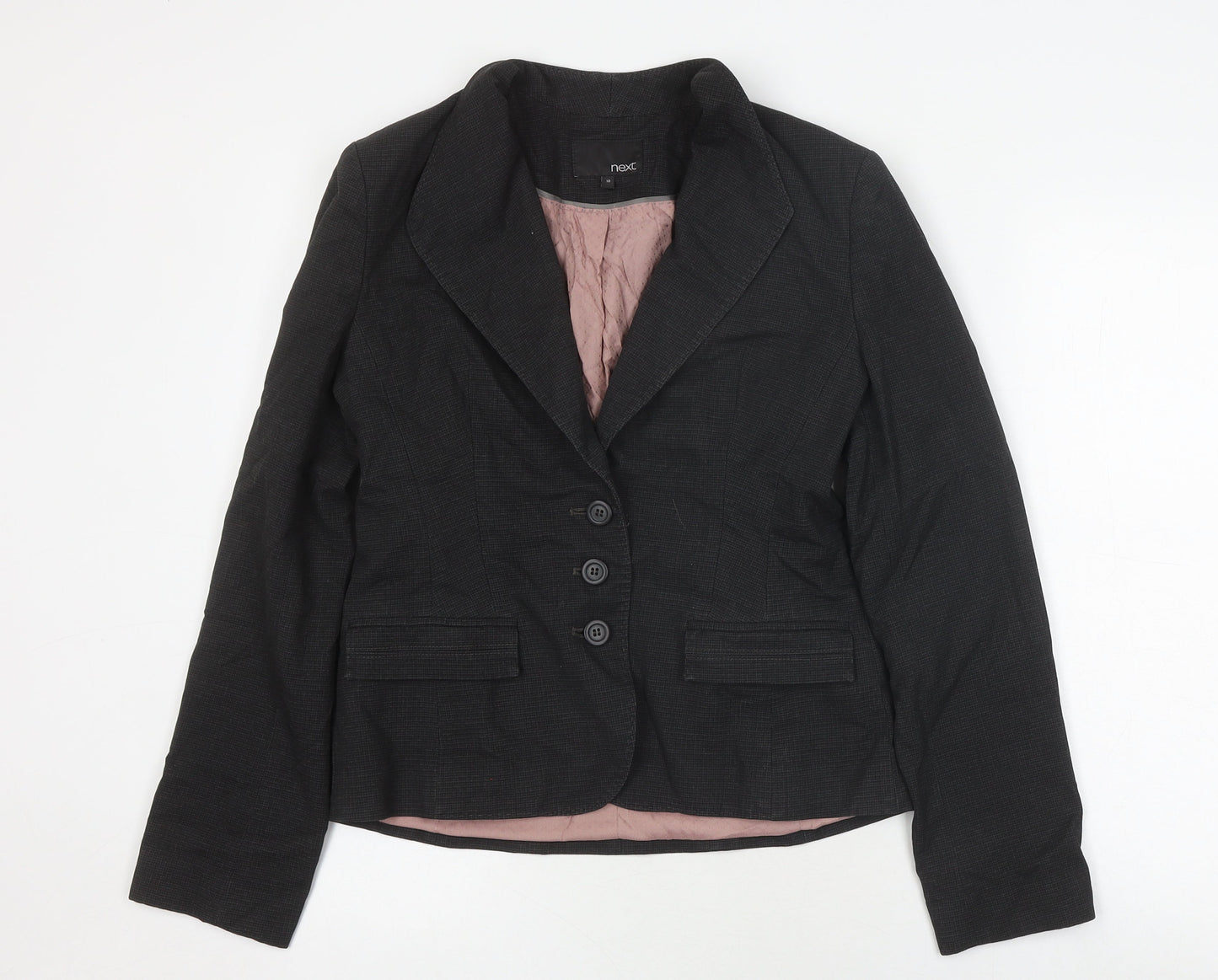 Next Women's Black Regular Fit Suit Jacket Size 10