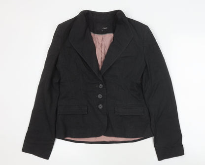 Next Women's Black Regular Fit Suit Jacket Size 10