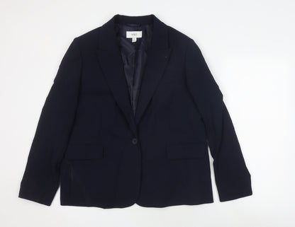 Marks and Spencer Blue Women's Blazer Size 16