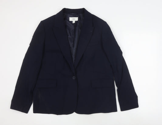 Marks and Spencer Blue Women's Blazer Size 16