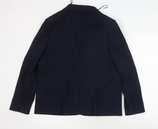 Marks and Spencer Blue Women's Blazer Size 16