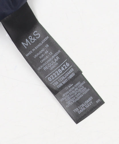 Marks and Spencer Blue Women's Blazer Size 16