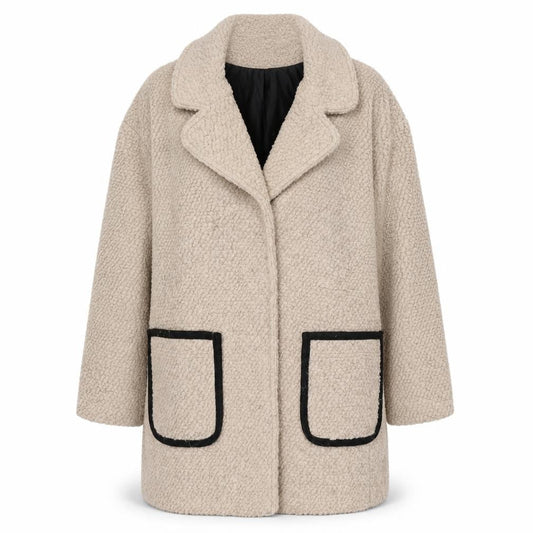 Womens UK Size 14 Marks and Spencer Beige Overcoat