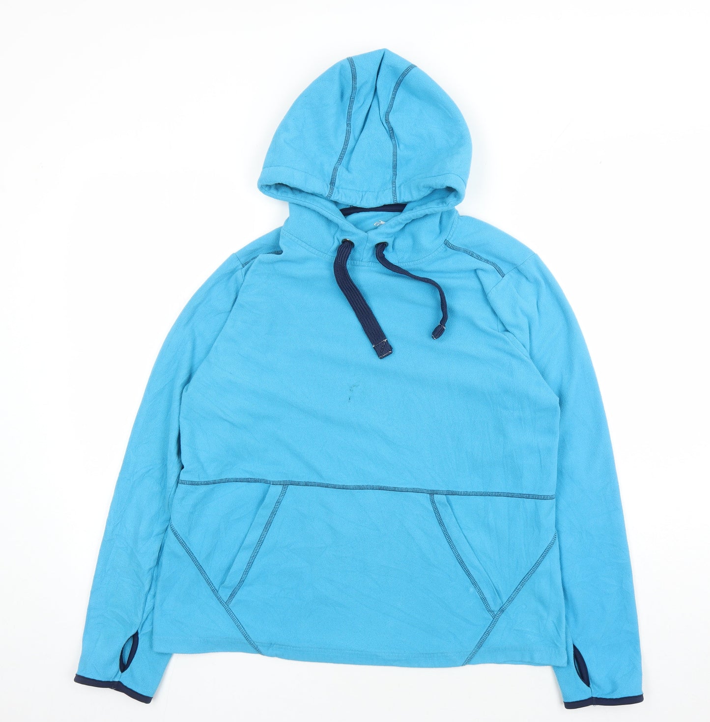 Crane Women's Blue Pullover Hoodie Size L Casual