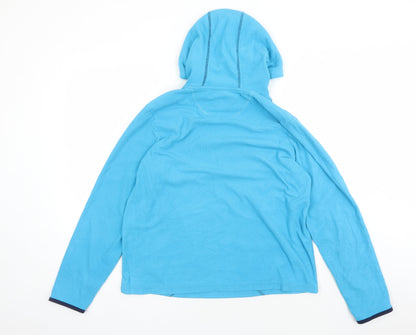 Crane Women's Blue Pullover Hoodie Size L Casual