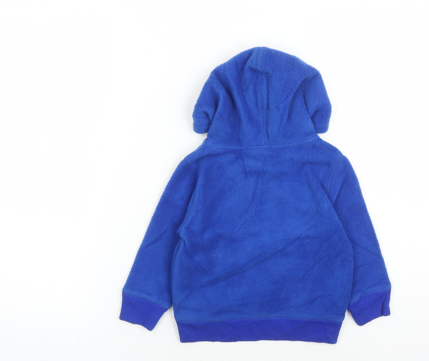 GAP Boys Blue Fleece Pullover Hoodie, 2 Years, Casual