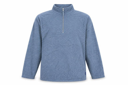 Mens UK Size M Zantos Blue 1/2 Zip Sweatshirt