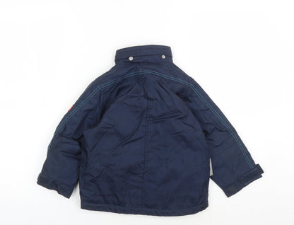 Ticket to Heaven Boys Blue Hooded Jacket 2 Years
