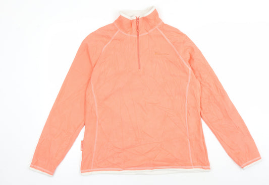 Womens UK Size 14 Mountain Warehouse Orange Pullover Sweatshirt