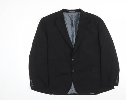 Mens UK Size 44 Marks and Spencer Regular Black Suit Jacket