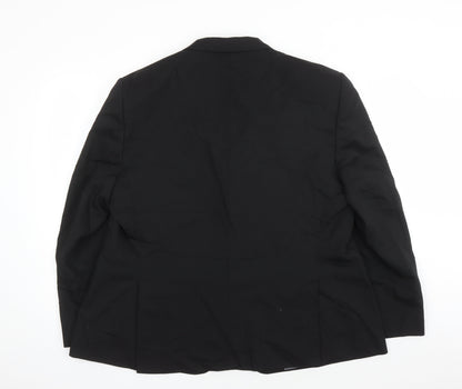 Mens UK Size 44 Marks and Spencer Regular Black Suit Jacket