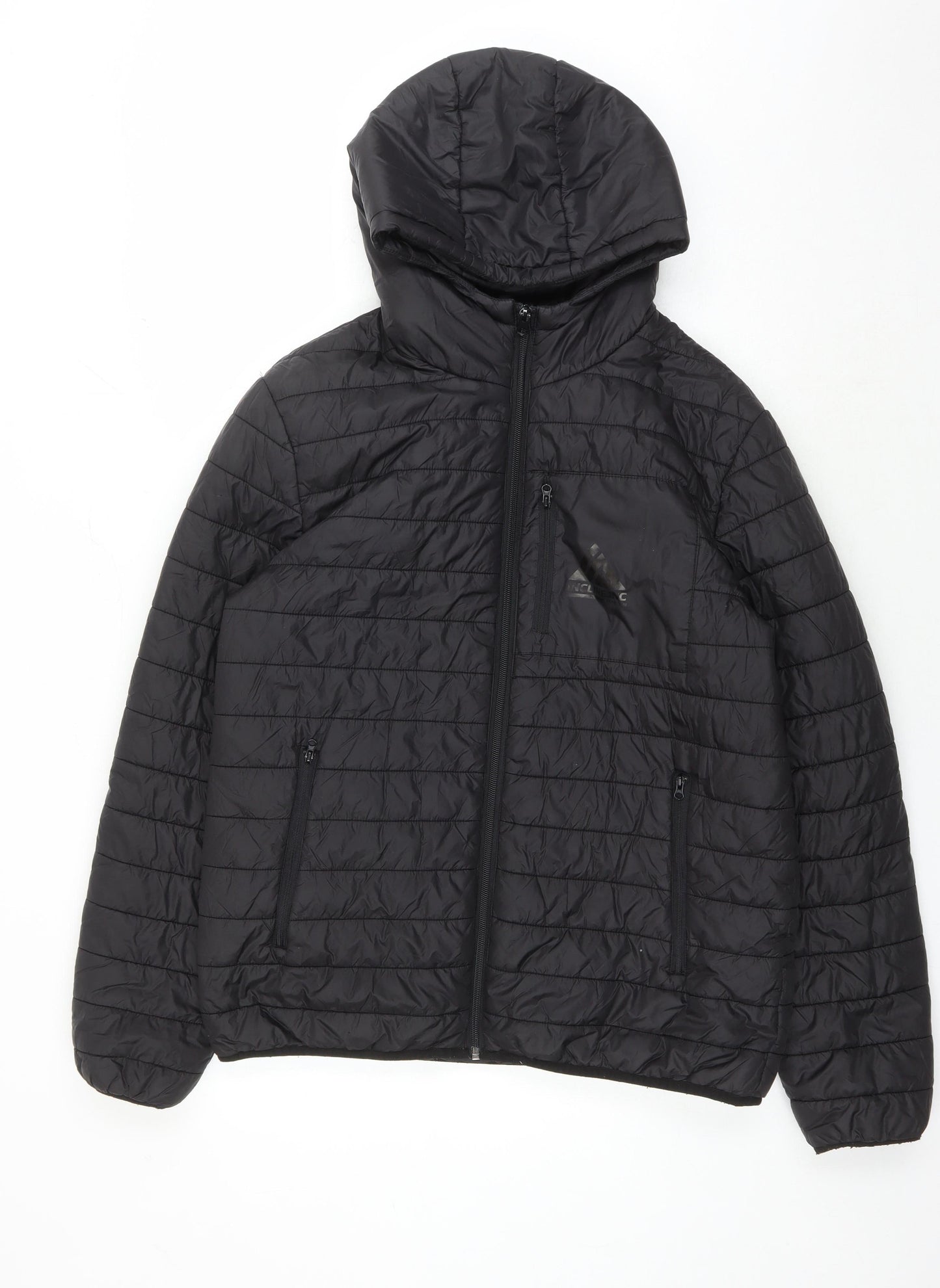 ASOS Men's Black Nylon Puffer Jacket - M