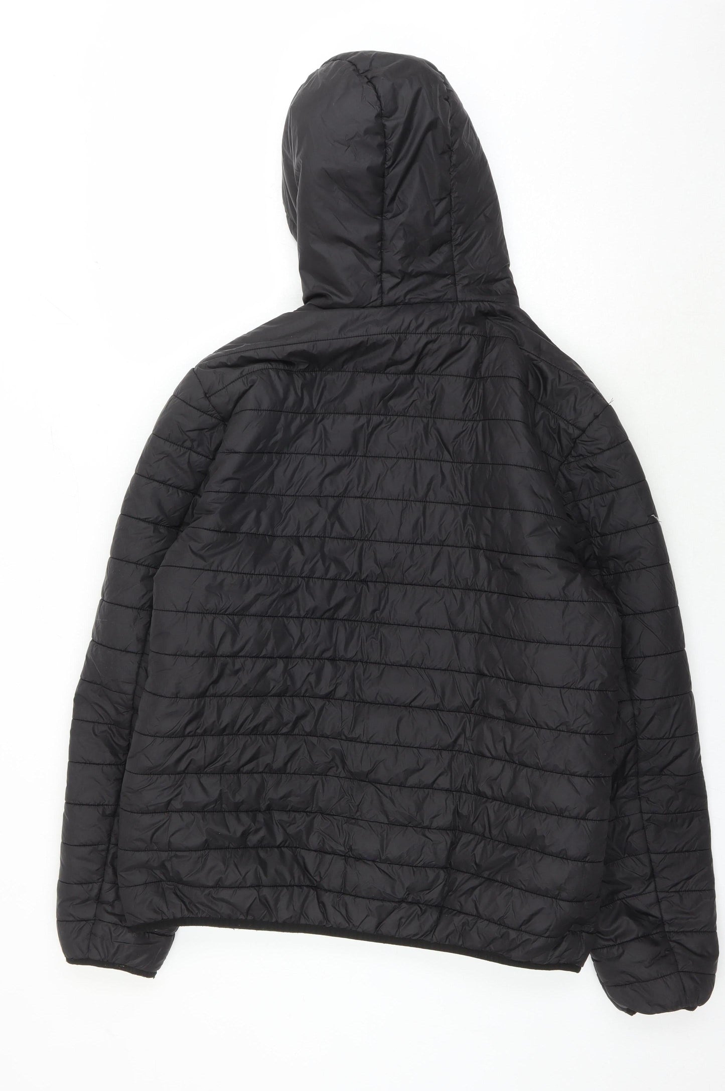 ASOS Men's Black Nylon Puffer Jacket - M