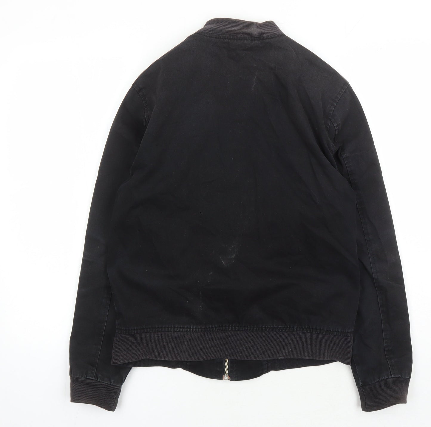 Mens UK Size S New Look Black Bomber Jacket