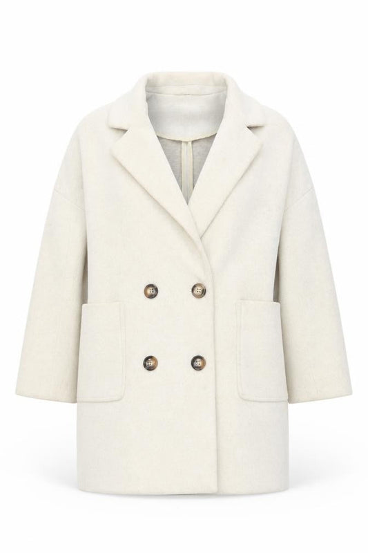 Womens UK Size 8 Boohoo Beige Basic Jacket