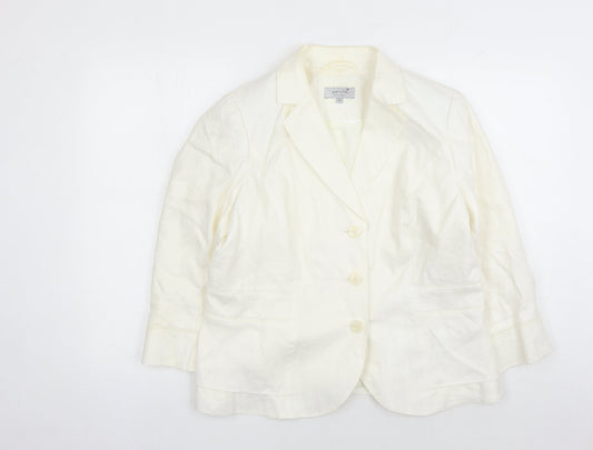 Marks and Spencer Women's Ivory Blazer Size 16