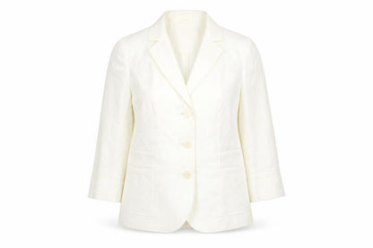 Womens UK Size 16 Marks and Spencer Regular Ivory Blazer