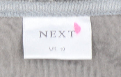 Womens UK Size 10 NEXT Grey Basic Jacket