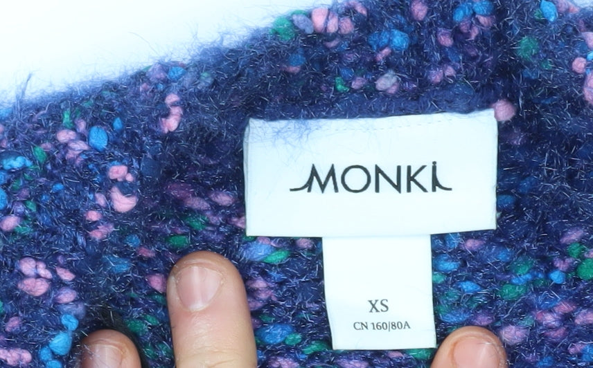 Womens UK Size XS Monki Multicoloured Pullover Jumper