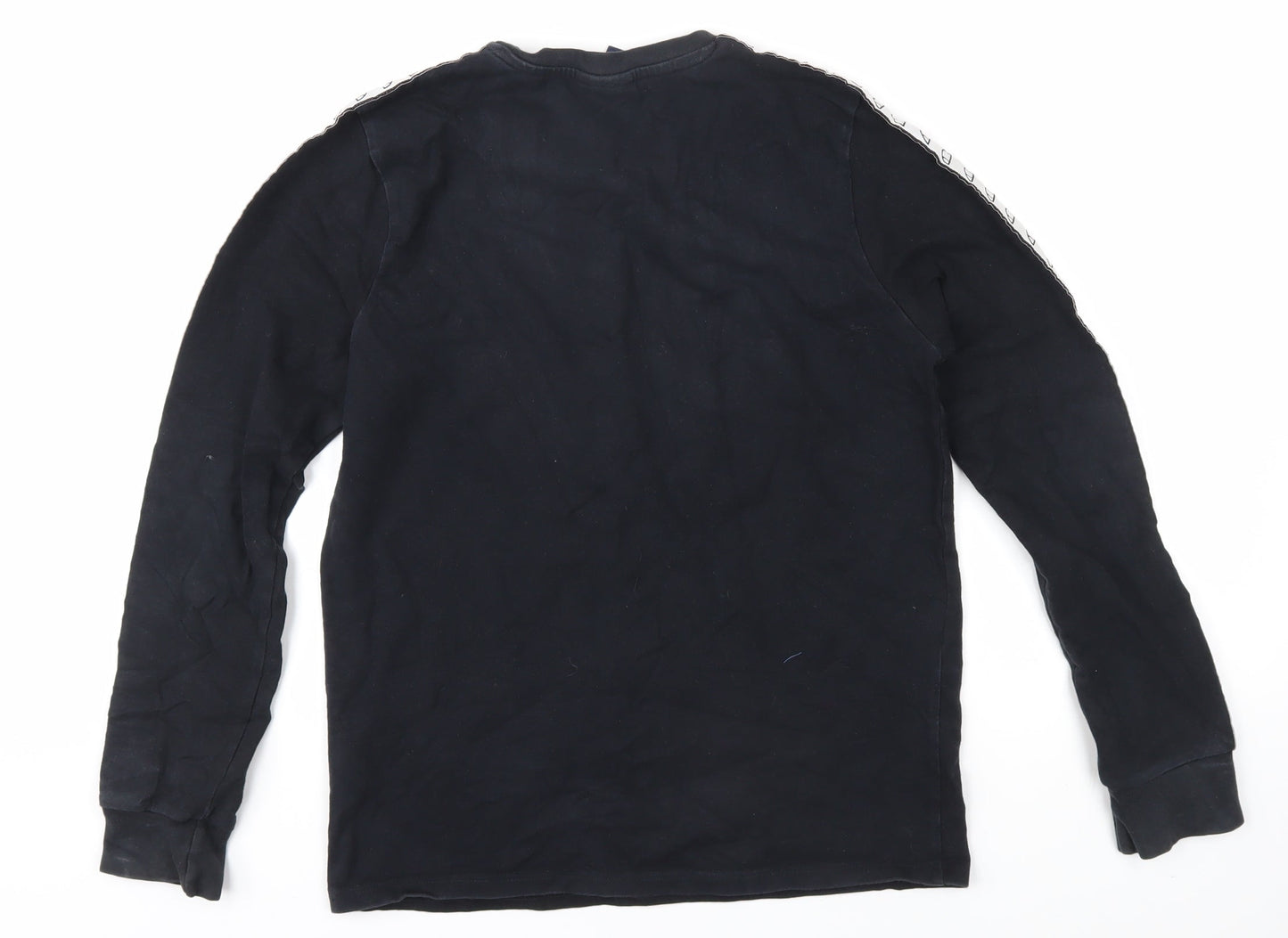 ellesse Boys Black Graphic Long Sleeve T-Shirt 10-11 Years