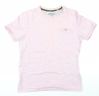 Womens UK Size 2 Ted Baker Pink Basic T-Shirt