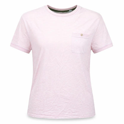 Womens UK Size 2 Ted Baker Pink Basic T-Shirt
