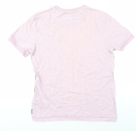 Womens UK Size 2 Ted Baker Pink Basic T-Shirt