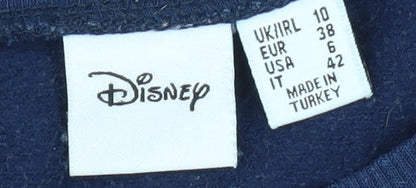 Disney Women’s Blue Jersey T-Shirt Size 10