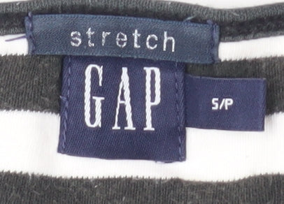 Womens UK Size S Gap Black Jersey T-Shirt