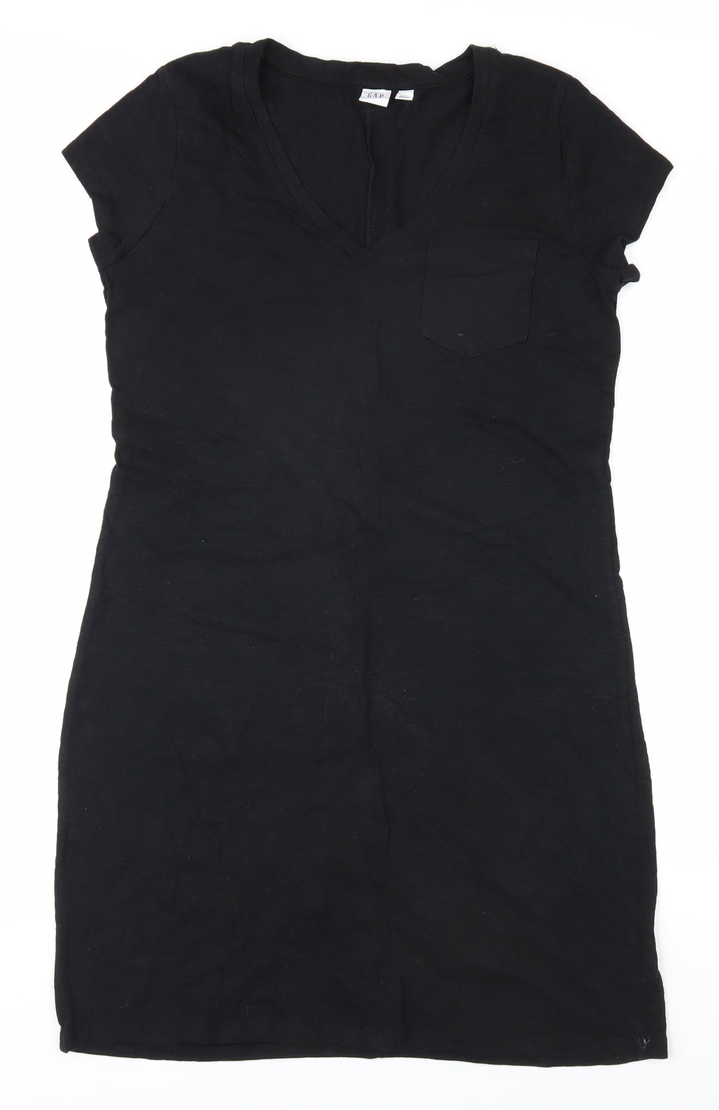Womens UK Size S Gap Black Basic T-Shirt