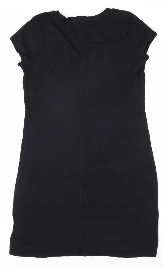Womens UK Size S Gap Black Basic T-Shirt