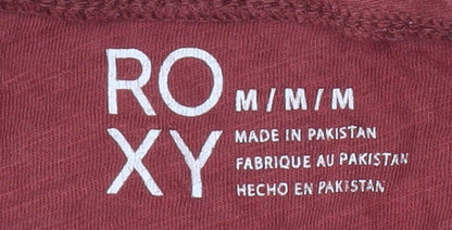 Womens UK Size M ROXY Red Basic T-Shirt