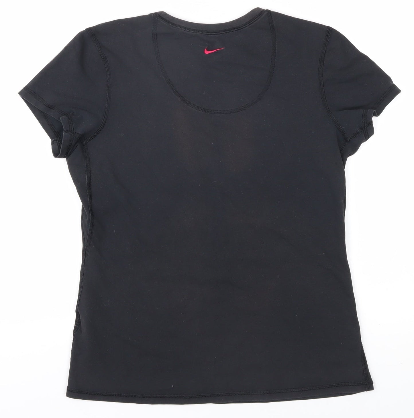 Nike Women's Black T-Shirt M - Gym & Running