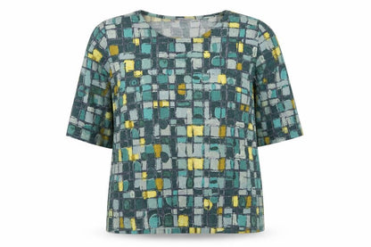 Womens UK Size 18-20 Honor Millburn Multicoloured Basic T-Shirt