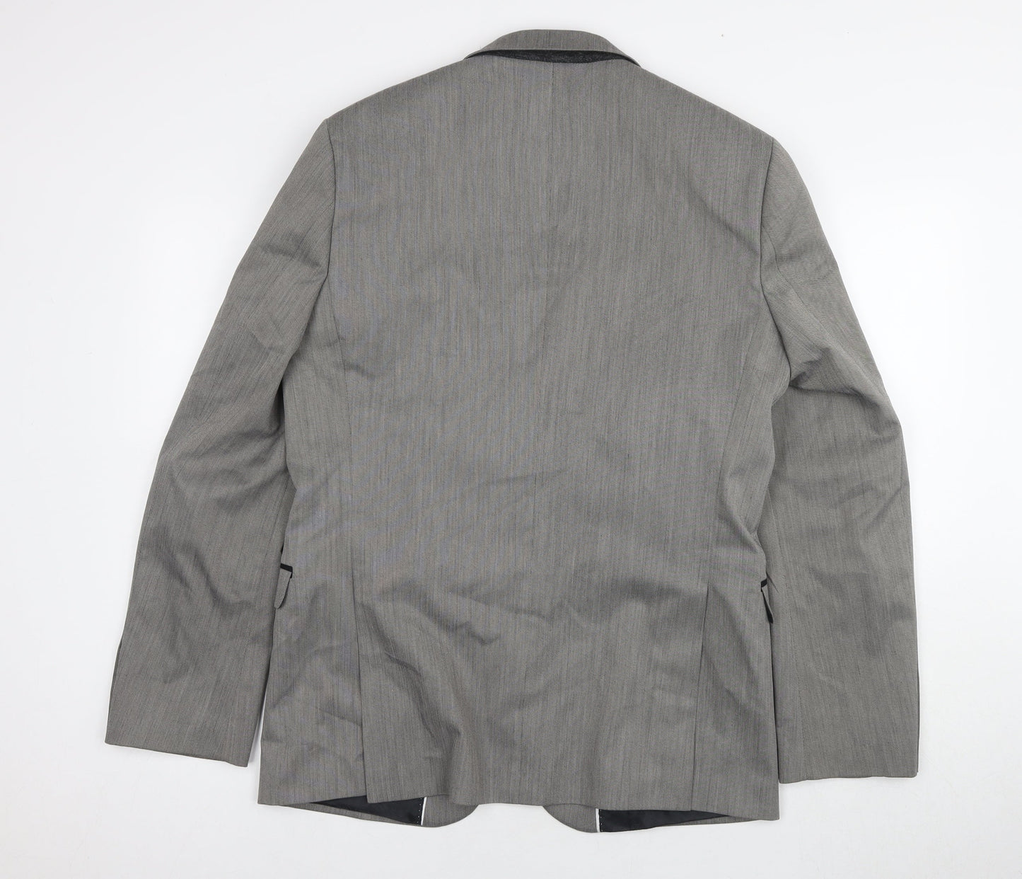 Mens UK Size 40 Red Herring Regular Grey Suit Jacket