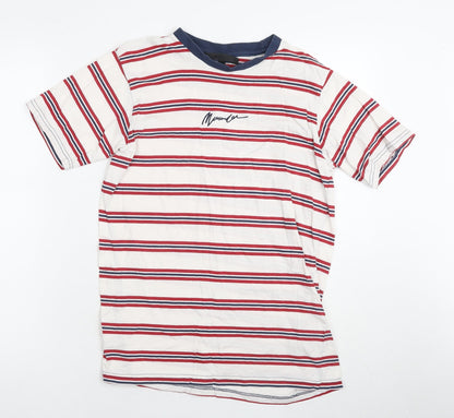 Mennace Classic Red Striped T-Shirt XS