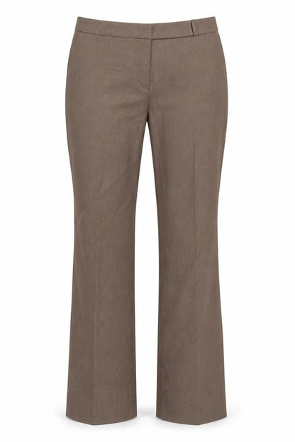 Womens UK Size 12 L NEXT Regular Fit Dress Pants Brown Trousers