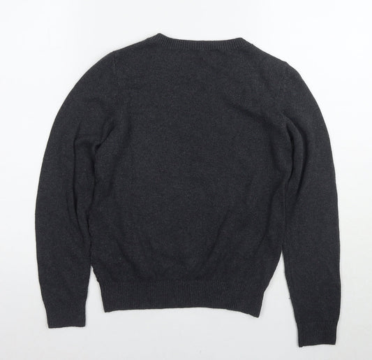 Dorothy Perkins Women's Black Pullover 8 Wool Blend