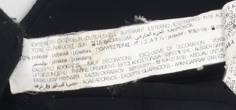 Zara Men's Black M Puffer Jacket, Casual Winter Style