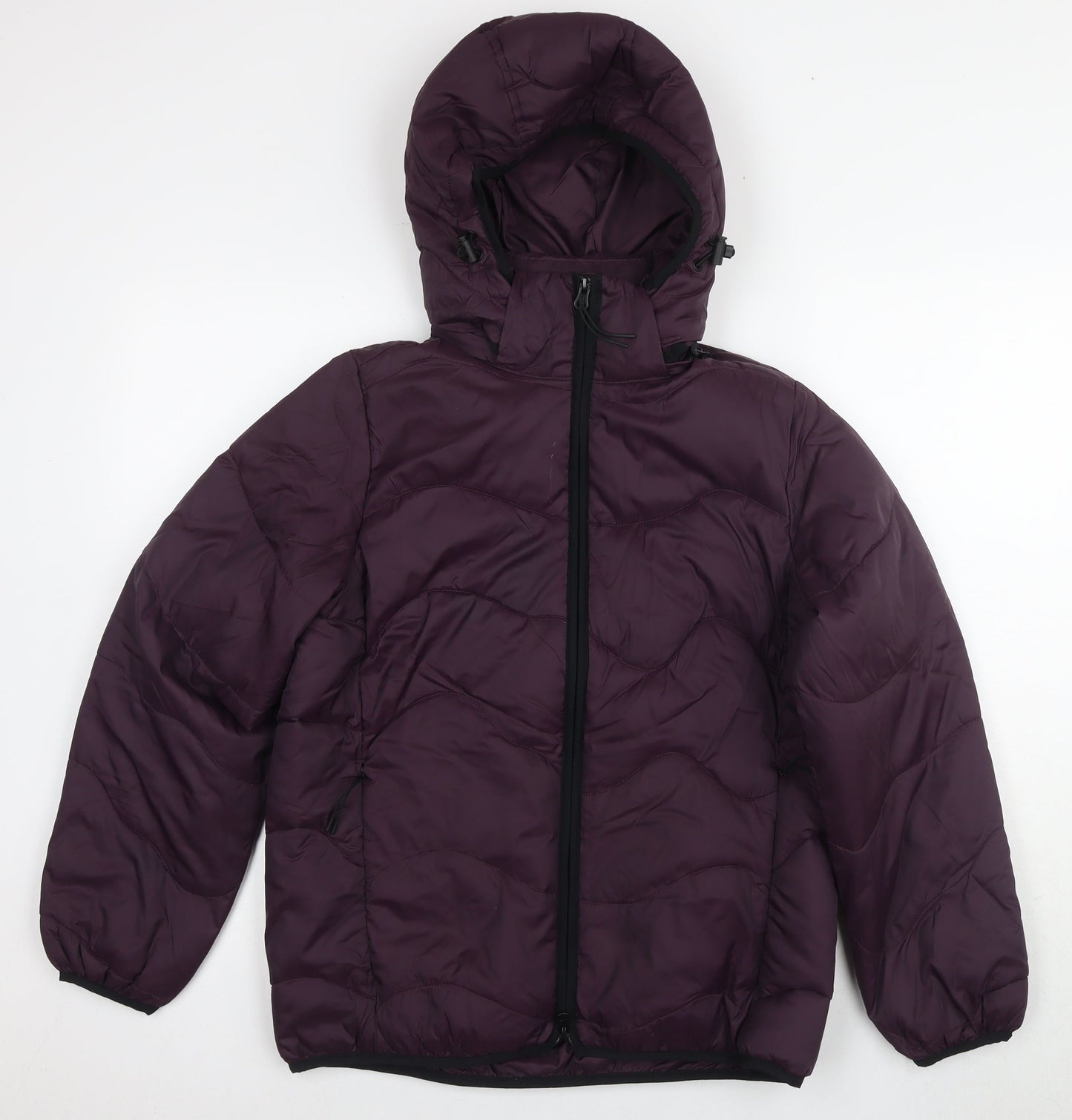 Womens UK Size 8 Marks and Spencer Purple Puffer Jacket