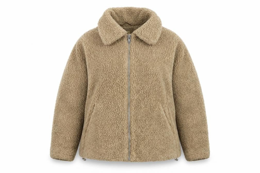Womens UK Size S H&M Beige Basic Jacket