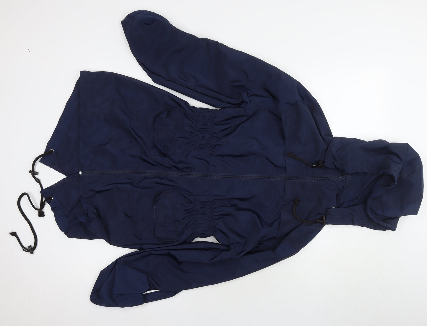 Womens UK Size 12 Boohoo Blue Anorak Coat