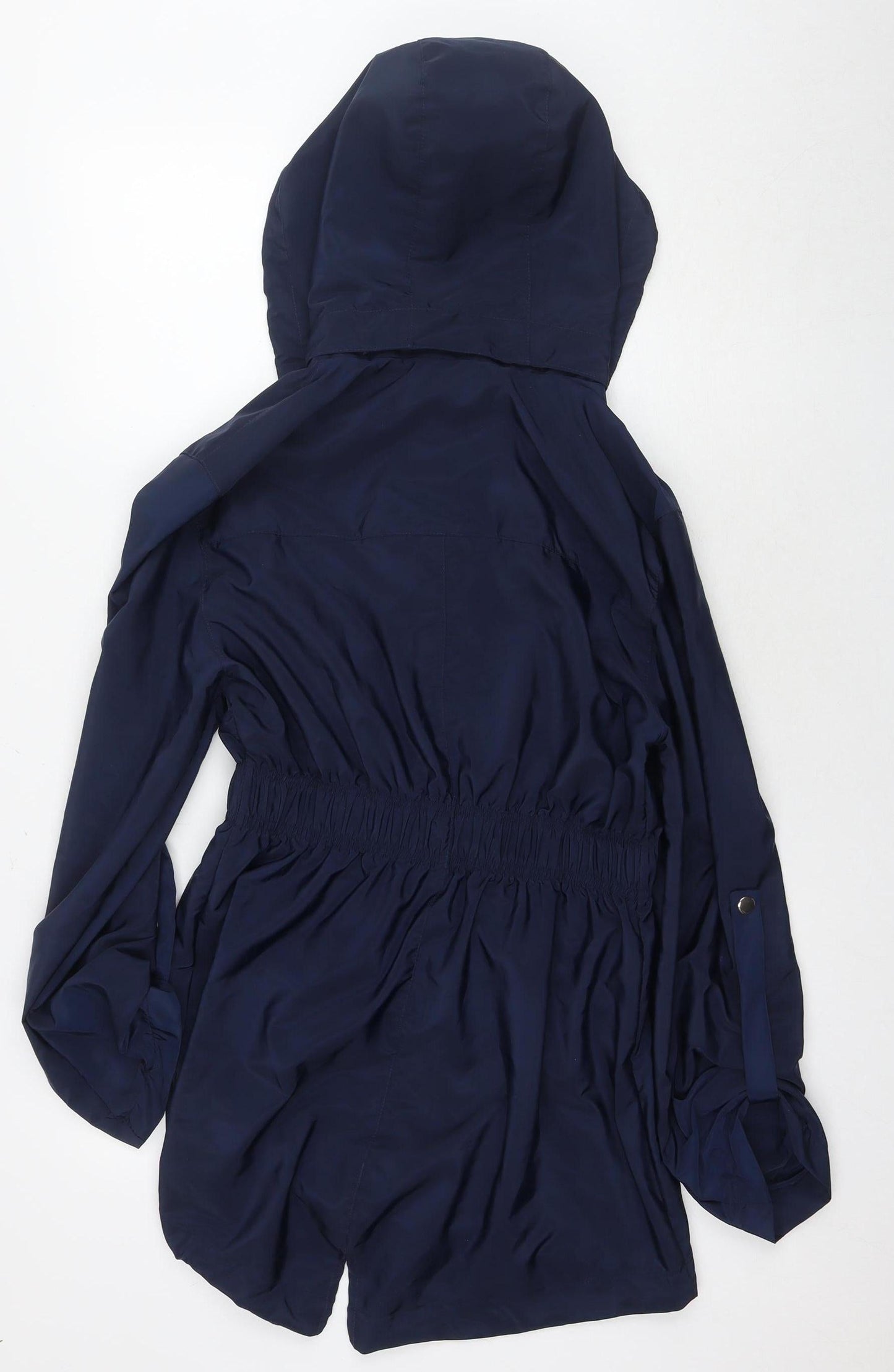 Womens UK Size 12 Boohoo Blue Anorak Coat