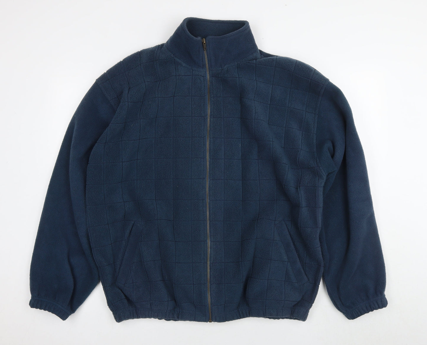 Mens UK Size L Berketer Blue Full Zip