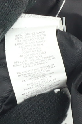 boohoo Women's Black Long Puffer Jacket UK 8