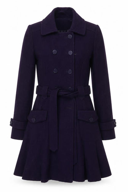 Womens UK Size UK 10 Warehouse Purple Double-Breasted